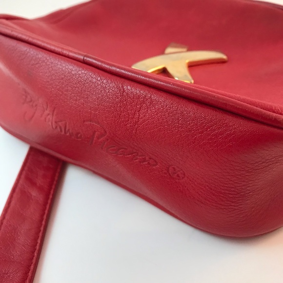 Paloma Picasso Vintage Red Handbag - Picture 3 of 14